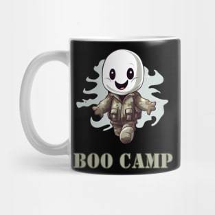 Boo Camp Ghost Halloween Army Funny Meme Mug